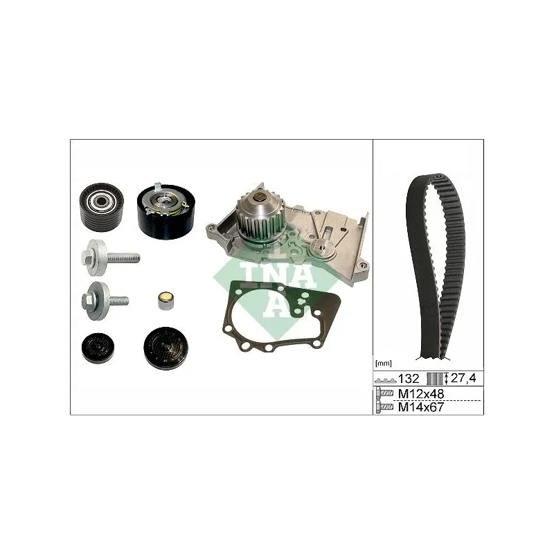 Schaeffler INA 530063930 Bomba de agua + kit correa distribución