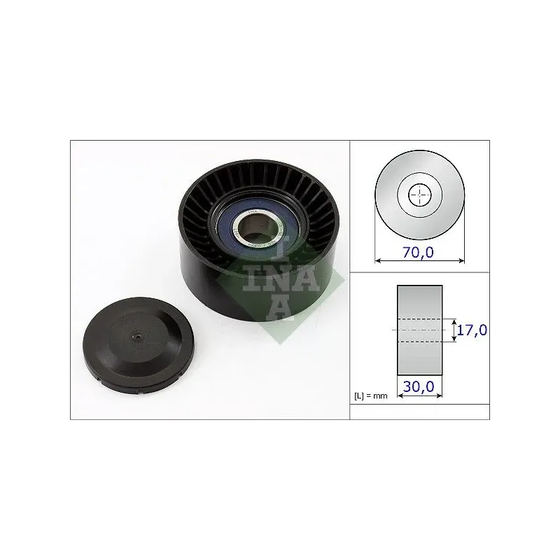 Schaeffler INA 531087310 Polea tensora, correa poli V