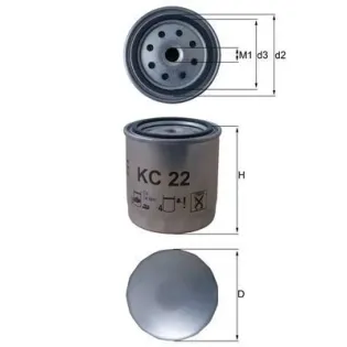 MAHLE KC22 Filtro combustible