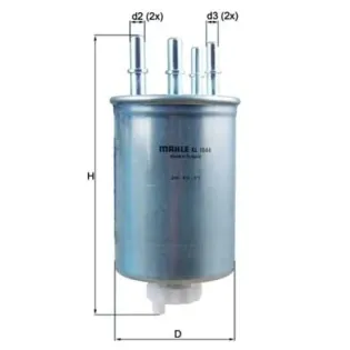 MAHLE KL1044 Filtro combustible