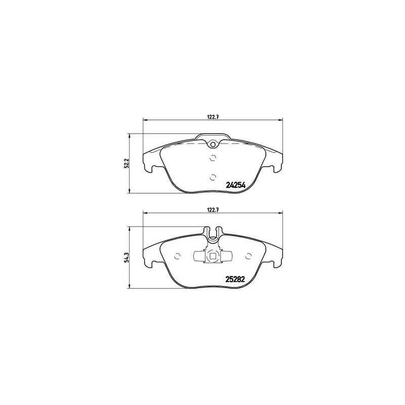 BREMBO P50104 Juego de pastillas de freno