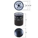 MAHLE OC93 Filtro de aceite