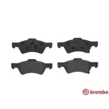 BREMBO P11015 Juego de pastillas de freno