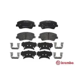 BREMBO P30073 Juego de pastillas de freno