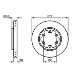 BOSCH 0986478532 Disco de freno (Unidad)
