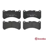 BREMBO P50092 Juego de pastillas de freno