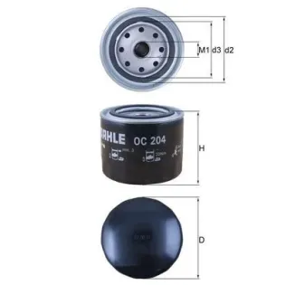 MAHLE OC204 Filtro de aceite