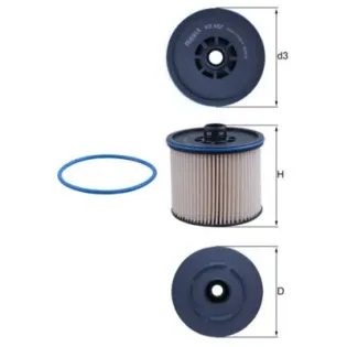 MAHLE KX652D Filtro combustible