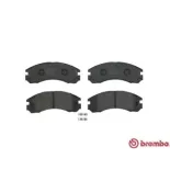 BREMBO P61089 Juego de pastillas de freno