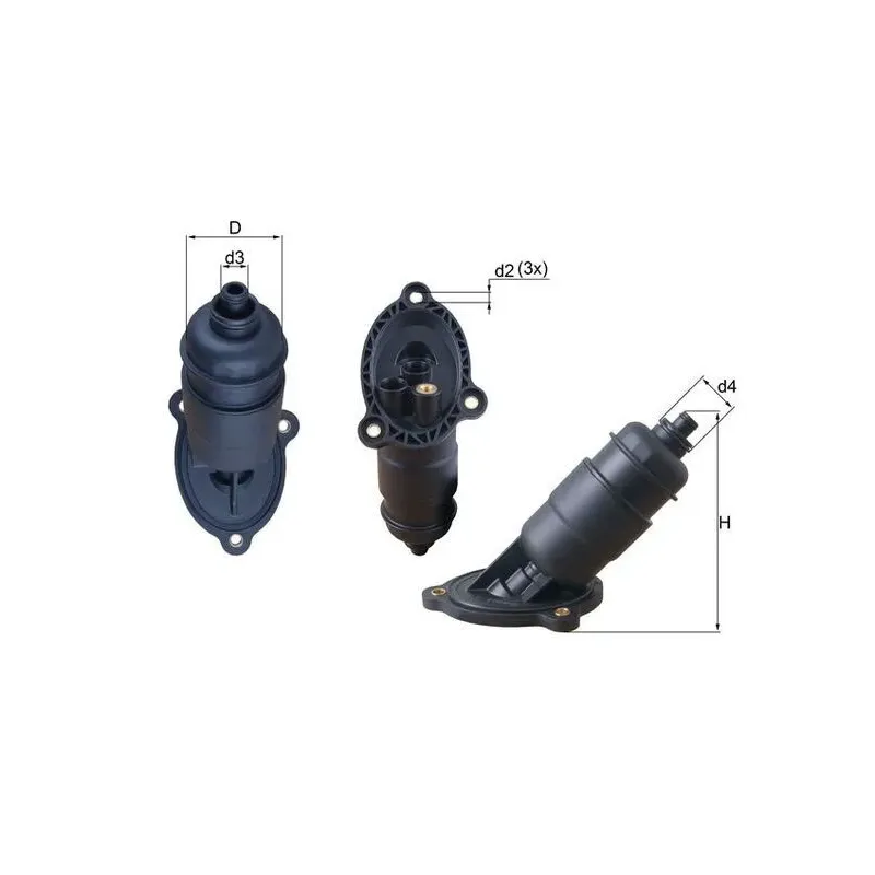 MAHLE HX155 Filtro hidráulico, transmisión automática