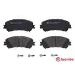 BREMBO P68067 Juego de pastillas de freno