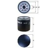 MAHLE OC978 Filtro de aceite