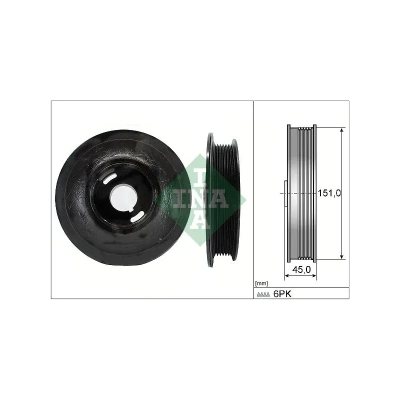 Schaeffler INA 544007210 Polea, cigüeñal