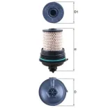 MAHLE KX480 Filtro combustible