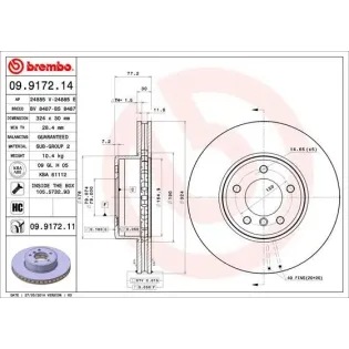 AP 24885E Disco de freno