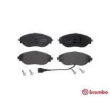 BREMBO P85131 Juego de pastillas de freno