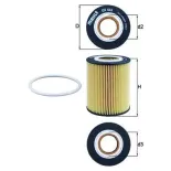 MAHLE OX433D Filtro de aceite