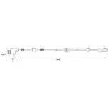 BOSCH 0265006793 Sensor, revoluciones de la rueda