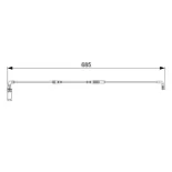 BOSCH 1987473003 Contacto de aviso, desgaste de los frenos