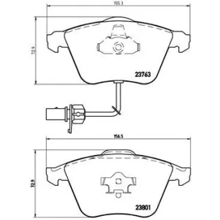 BREMBO P85084 Juego de pastillas de freno