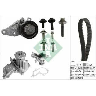 Schaeffler INA 530014030 Bomba de agua + kit correa distribución