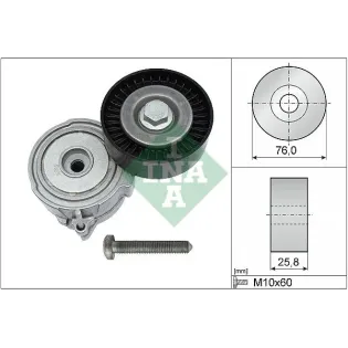 Schaeffler INA 534037510 Tensor de correa, correa poli V