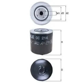 MAHLE OC214 Filtro de aceite
