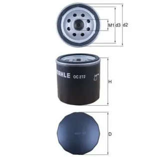 MAHLE OC272 Filtro de aceite