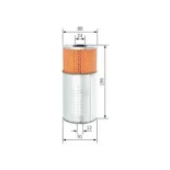 BOSCH 1457429267 Filtro de aceite