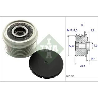 Schaeffler INA 535015110 Rueda libre alternador