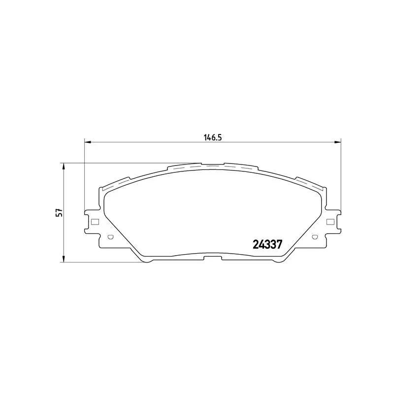 BREMBO P83071 Juego de pastillas de freno