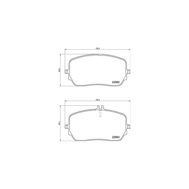 BREMBO P50149 Juego de pastillas de freno