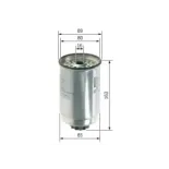 BOSCH 1457434408 Filtro combustible