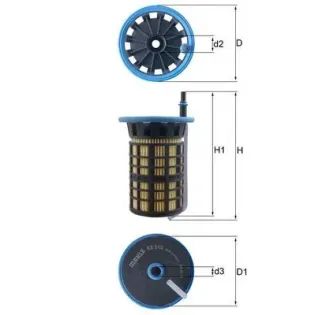 MAHLE KX515 Filtro combustible