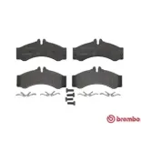 BREMBO P50028 Juego de pastillas de freno