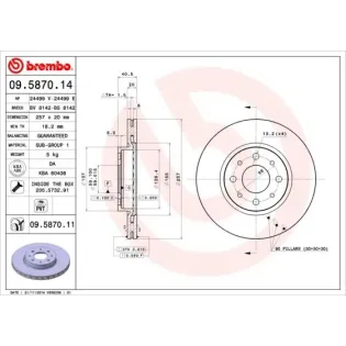 AP 24499E Disco de freno