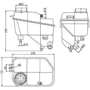 MAHLE CRT202000S Depósito compensación, refrigerante