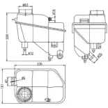 MAHLE CRT202000S Depósito compensación, refrigerante
