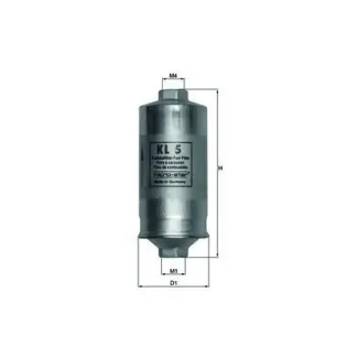MAHLE KL5 Filtro combustible