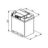 BOSCH 0092S40300 Batería de arranque