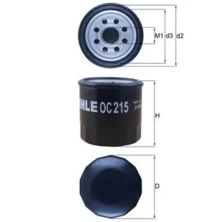 MAHLE OC215 Filtro de aceite