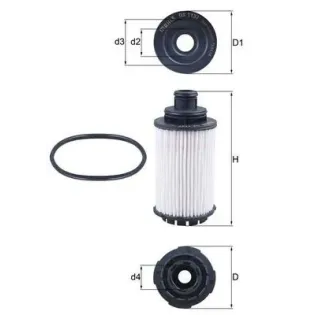 MAHLE OX1137D Filtro de aceite