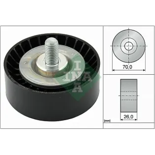Schaeffler INA 532047510 Polea inversión/guía, correa poli V
