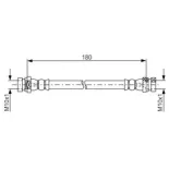 BOSCH 1987481681 Tubo flexible de frenos