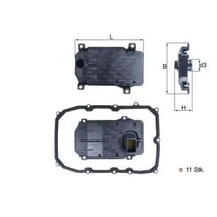 MAHLE HX187KIT Filtro hidráulico, transmisión automática