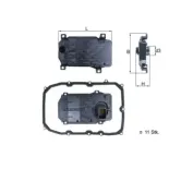 MAHLE HX187KIT Filtro hidráulico, transmisión automática