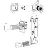 MAHLE CE21000P Elemento enfriador, reciclaje gases escape
