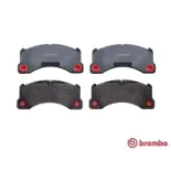 BREMBO P65021 Juego de pastillas de freno