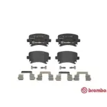 BREMBO P85095 Juego de pastillas de freno