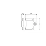 BOSCH 0986424580 Juego de pastillas de freno